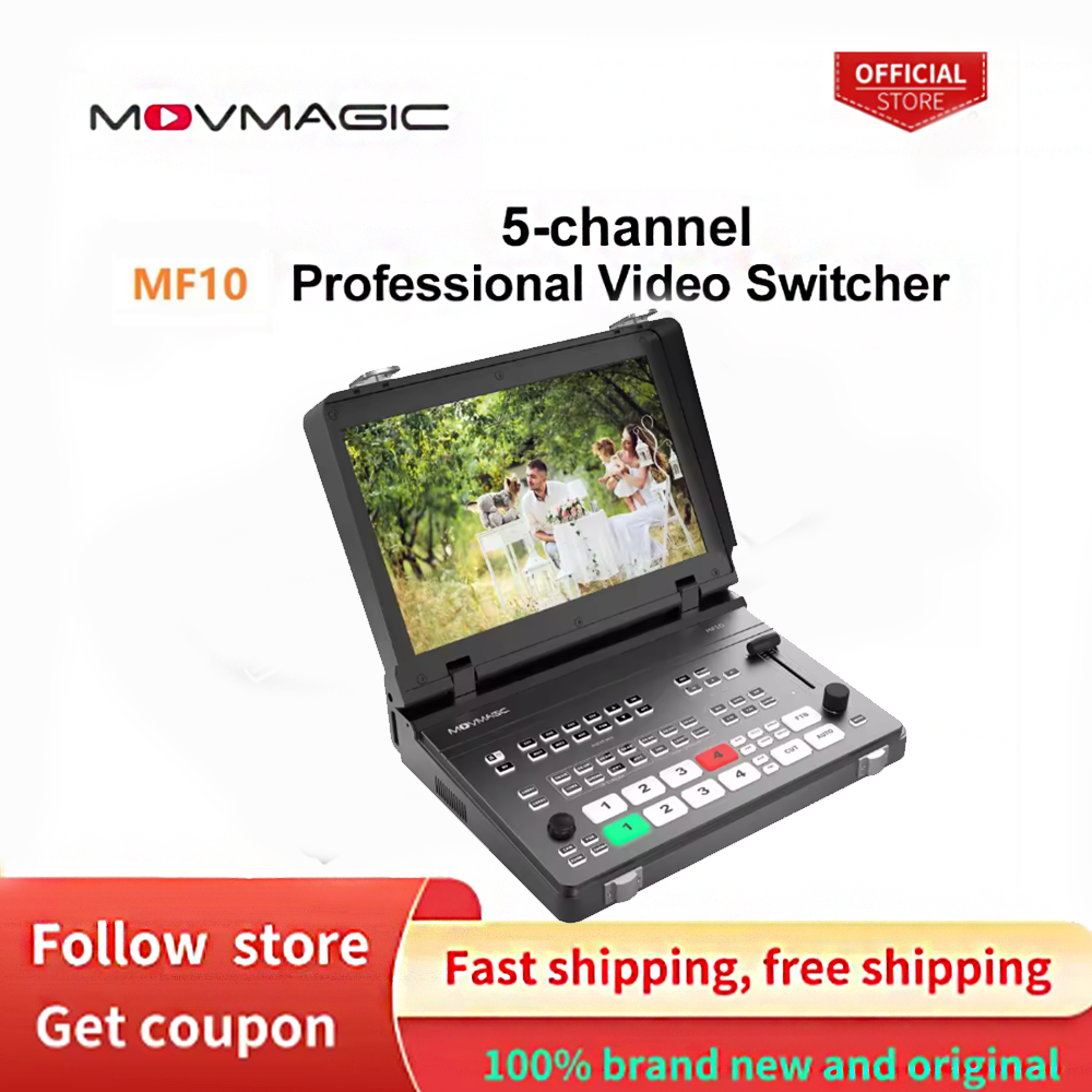 Audio Mixer 4 Channel - MOVMAGIC MF10 10,1-calowy ekran MF10 4KP60