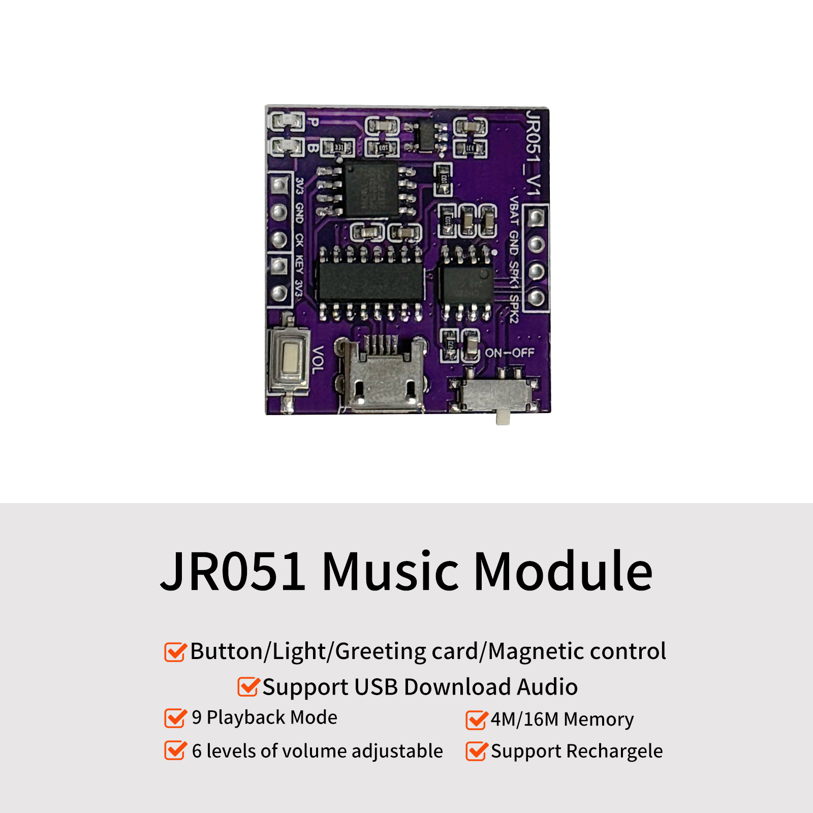 Download Audio Music Player - Muzyczny moduł USB do pobrania wbudowany