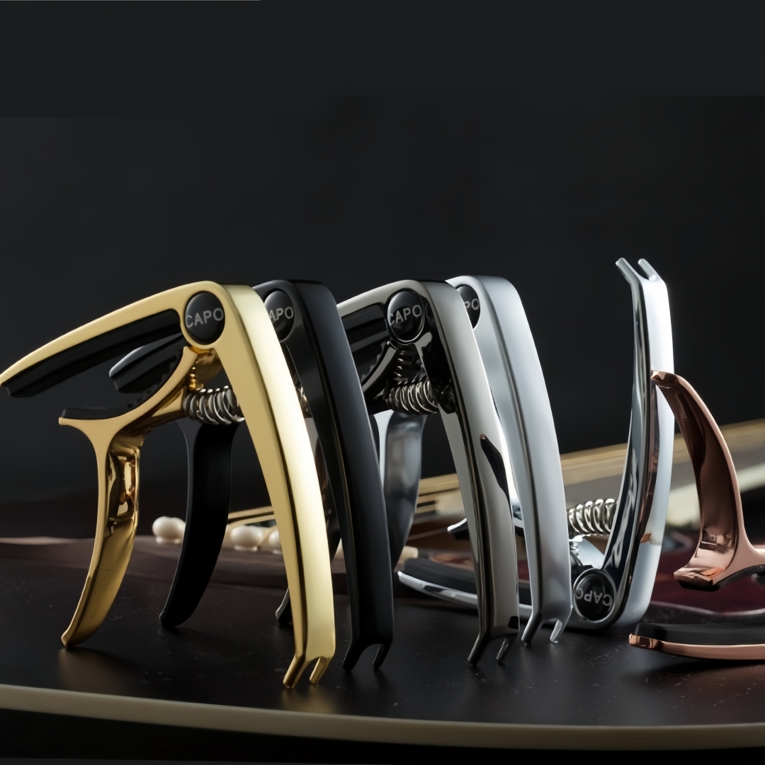 Guitar Capo Clip - Gitara Capo metalowy zacisk Tuner gitarowy
