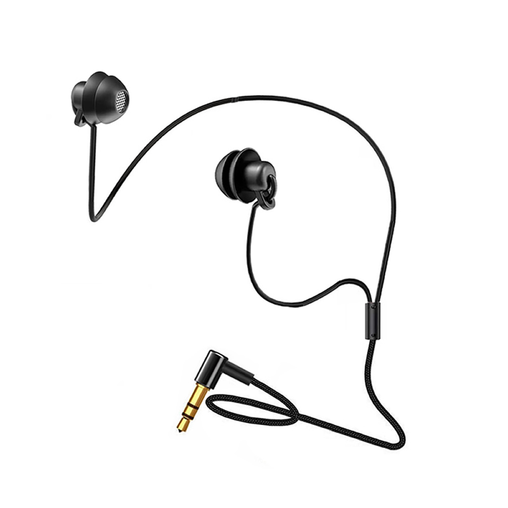Audio Music Player - Krótkie słuchawki przewodowe 3,5 mm Silikonowe