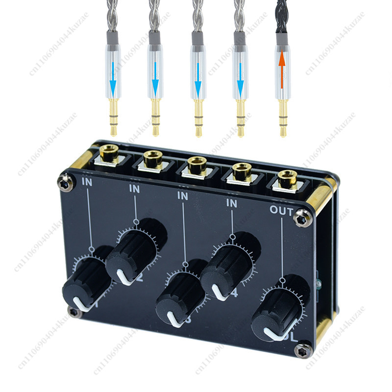 Audio And Music Mixer - Dwukanałowy mikser audio na żywo, 4