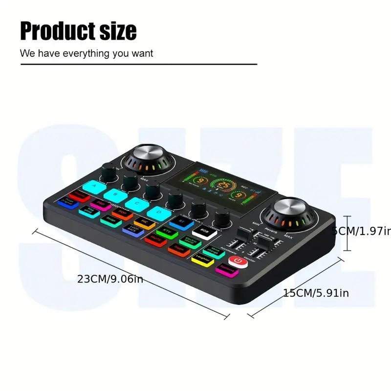 Audio And Music Mixer - Mikser audio, karta dźwiękowa do występów