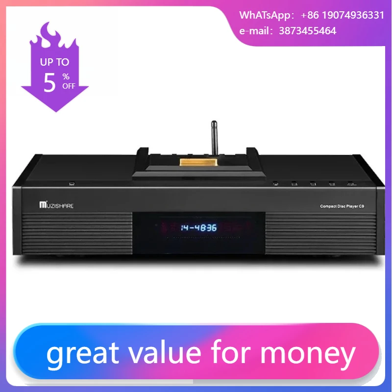 Audio Player With Youtube Music - Profesjonalny odtwarzacz CD do domu C9