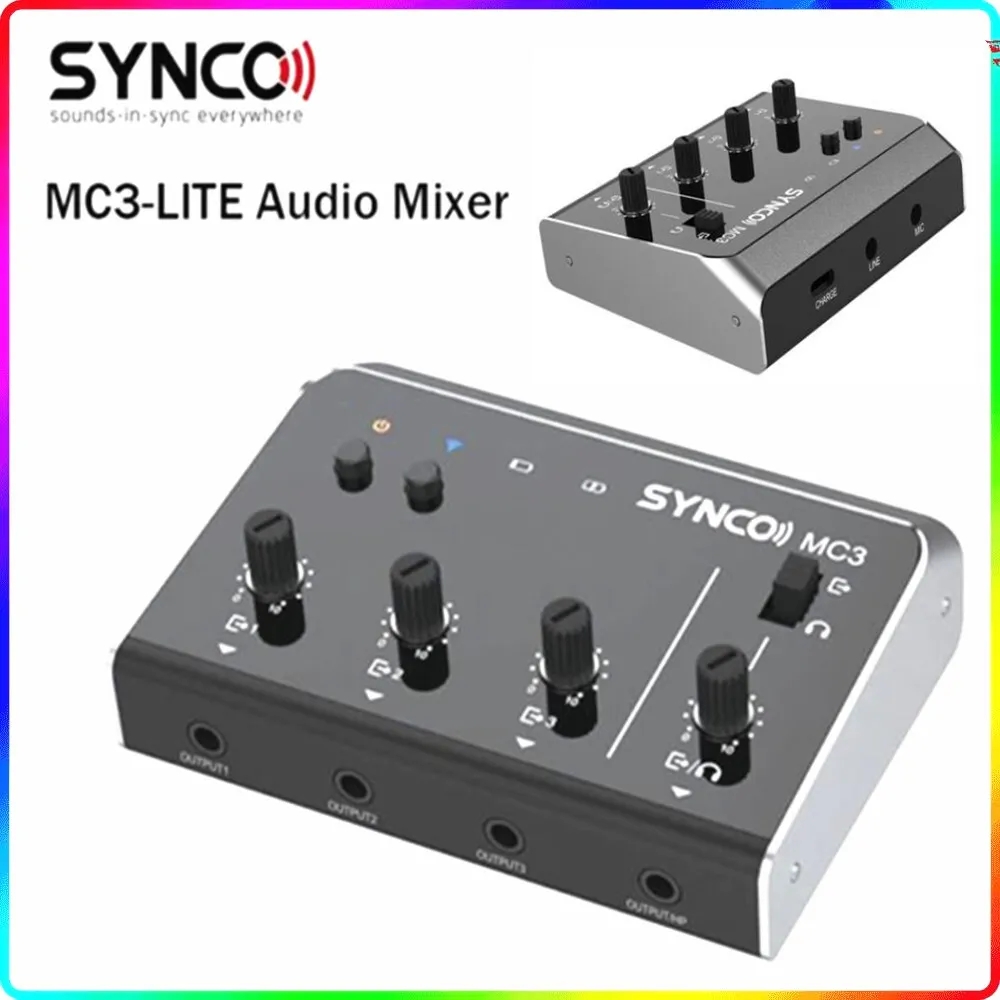 Mikser audio Synco MC3 Lite, 4 – Audio And Music Mixer recenzja i cena