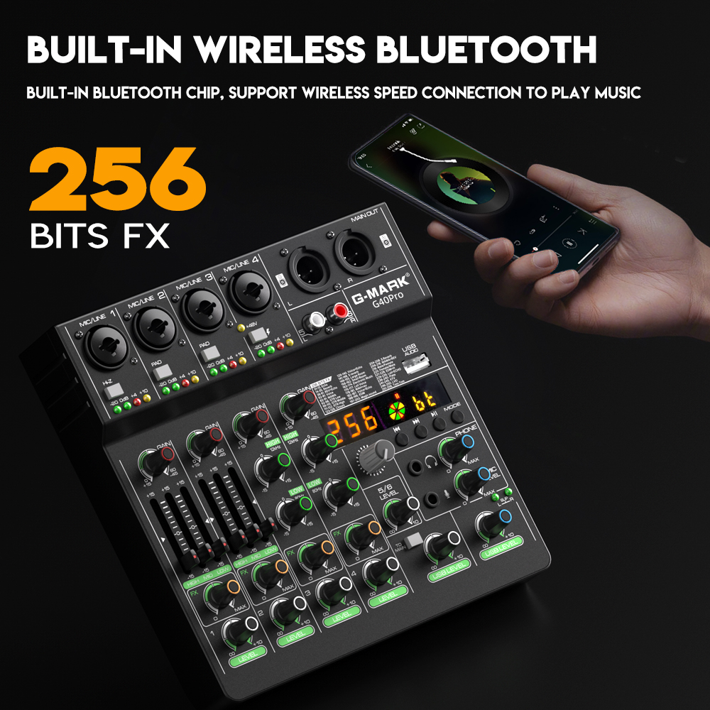 Konsola miksująca G-MARK G40PR – Audio Mixer 4 Channel recenzja i cena