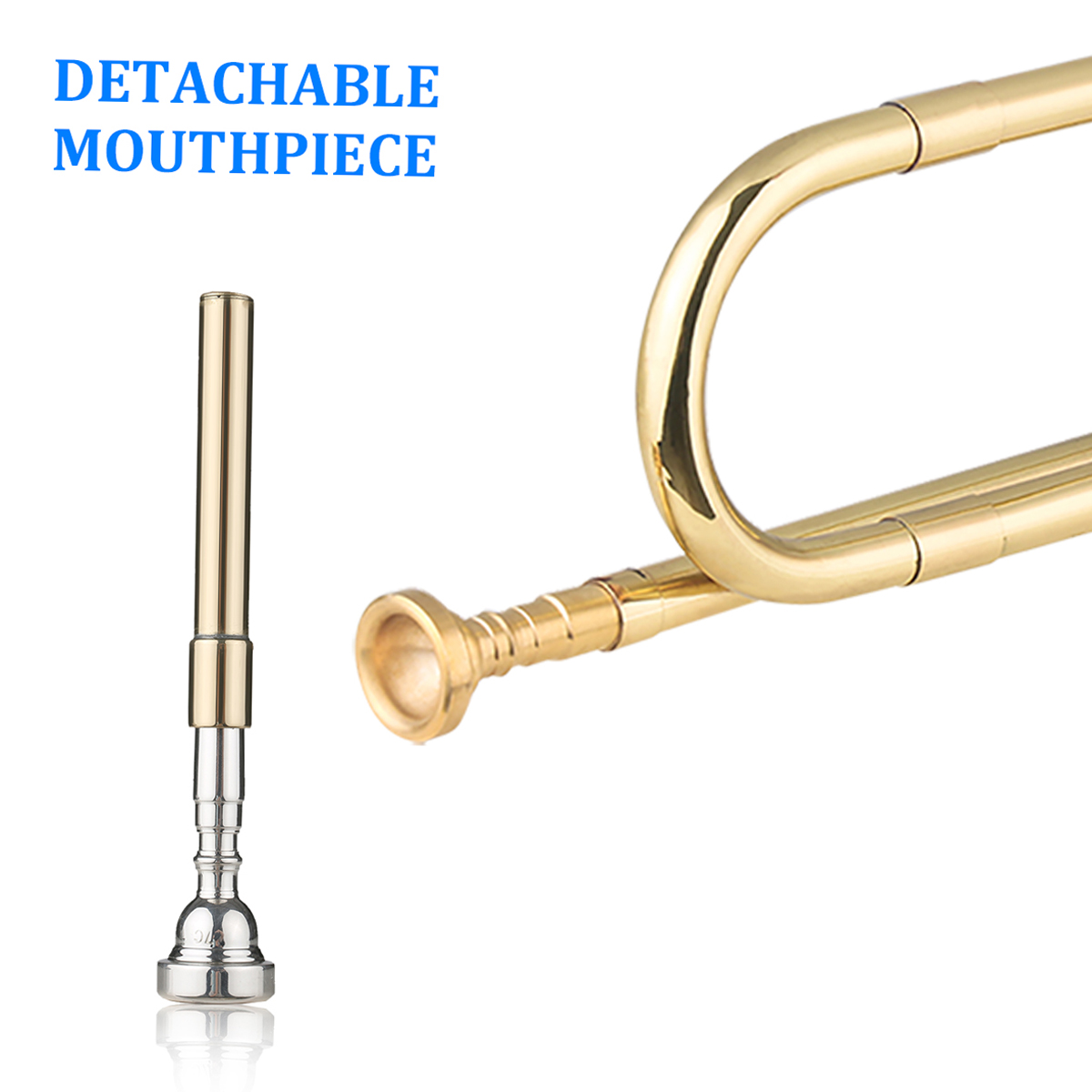 Mosiężna trąbka C Bugle Call P – Trombone Mouthpiece recenzja i cena