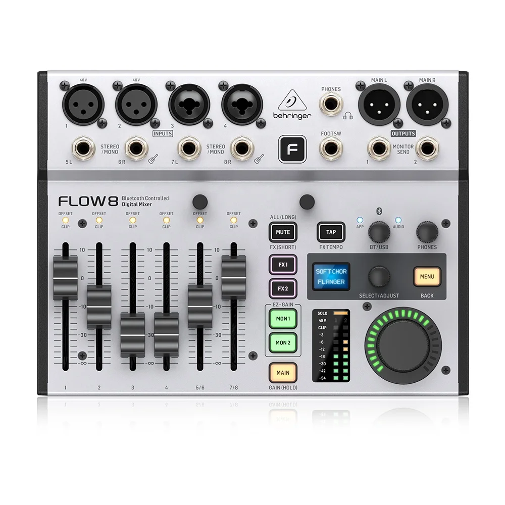Behringer Flow 8 Cyfrowy Mikse – Audio And Music Mixer recenzja i cena