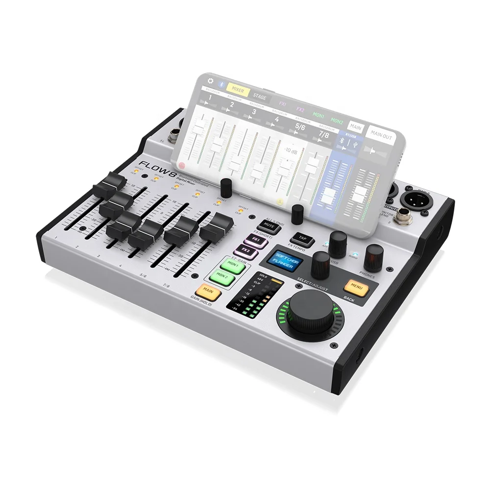 Behringer Flow 8 Cyfrowy Mikse – Audio And Music Mixer recenzja i cena