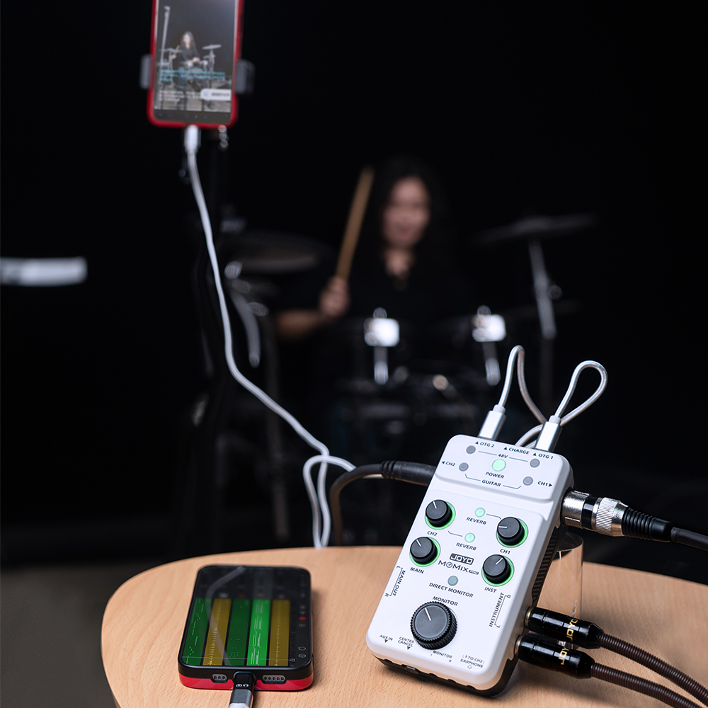 Mikser audio JOYO MOMIX PRO, o – Audio And Music Mixer recenzja i cena