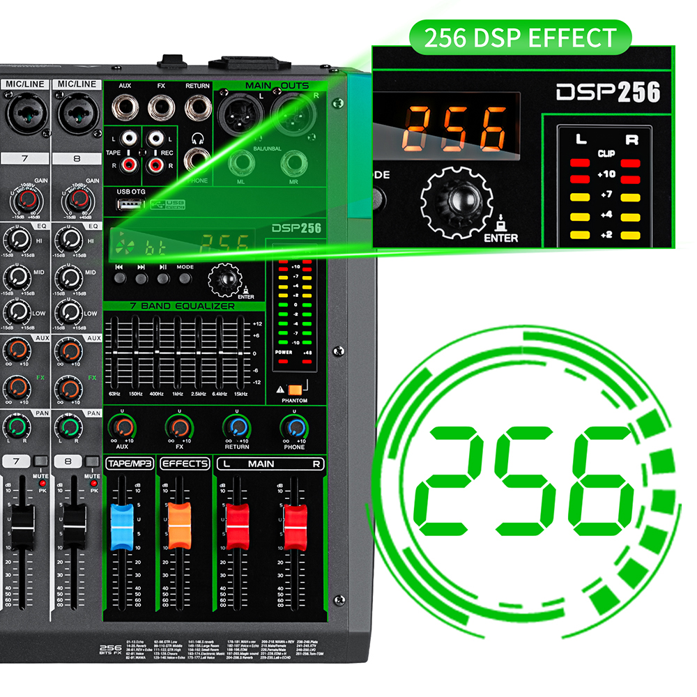 Profesjonalny mikser audio Dep – Audio Mixer 4 Channel recenzja i cena