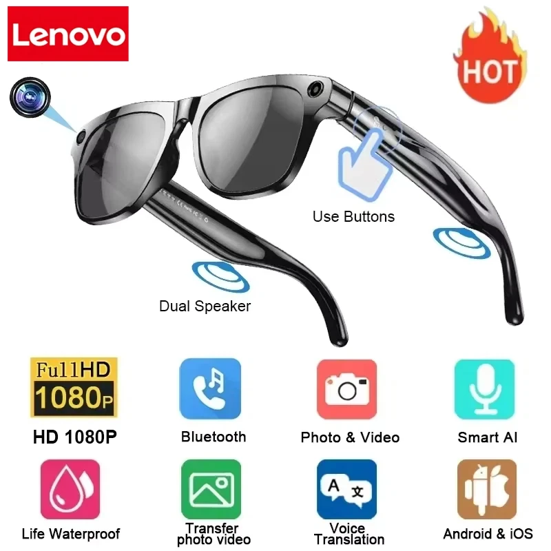 Okulary Lenovo 8K AI Smart Gla – Audio Music Player recenzja i cena