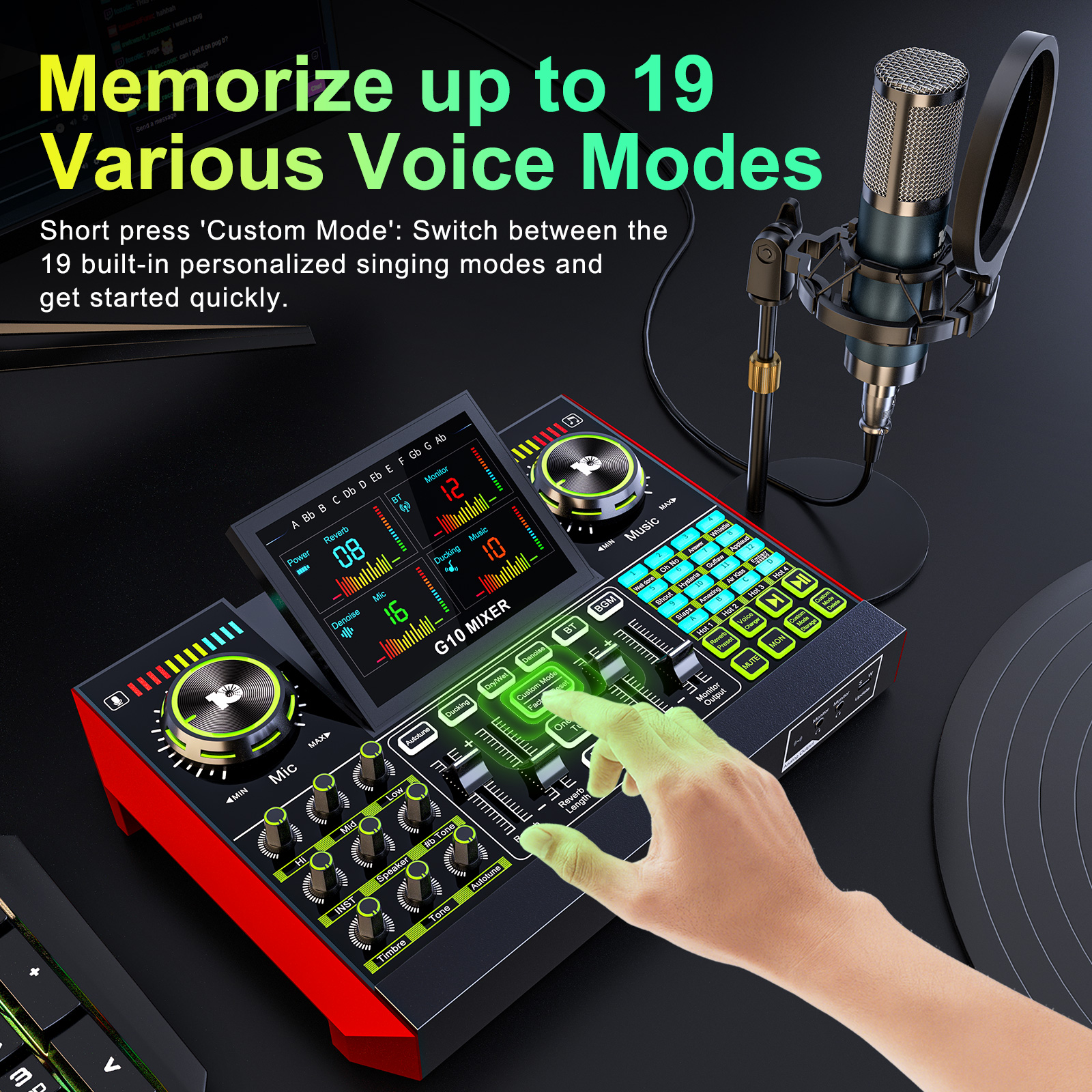 Tenlamp G10-P15B Zestaw Mikrof – Audio And Music Mixer recenzja i cena