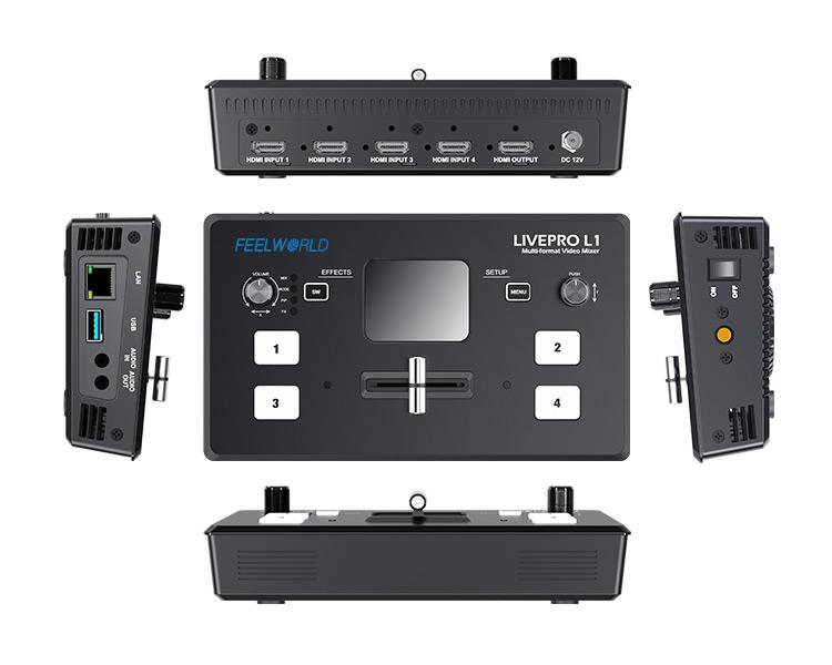 FEELWORLD LIVEPRO L1 V1 4xHDMI – Audio Mixer 4 Channel recenzja i cena