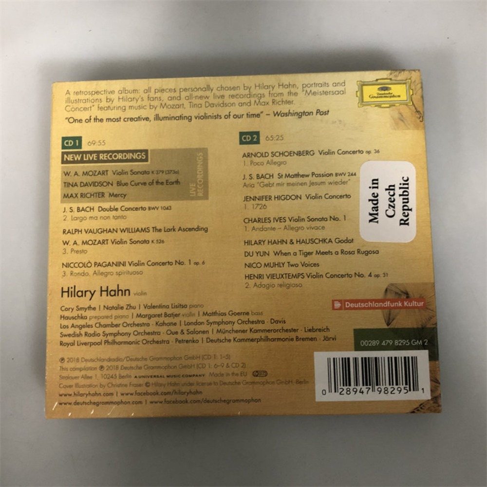CD „Retrospective” Hilary Hahn – Audio Music Of recenzja i cena