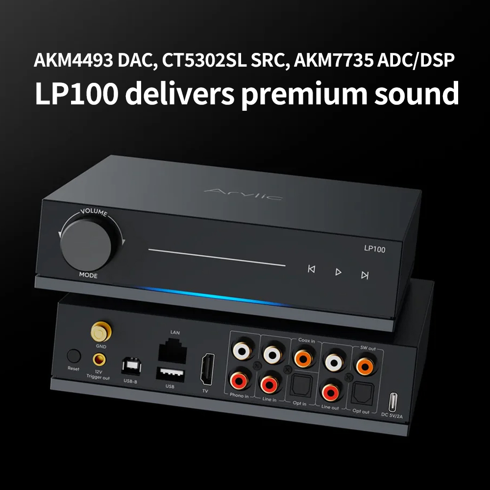 Arylic LP100 Bezprzewodowy str – Audio Music Google recenzja i cena