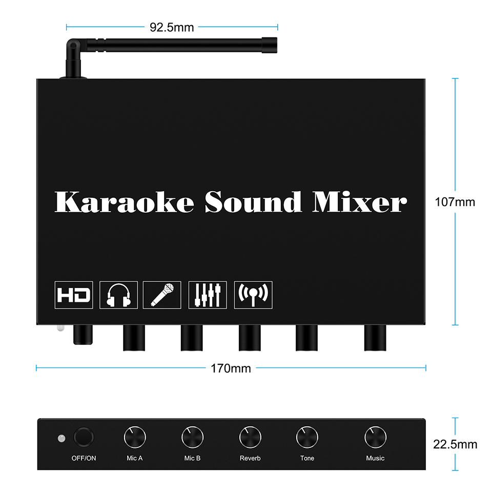 Mikser audio, mikser DJ, kontr – Audio And Music Mixer recenzja i cena