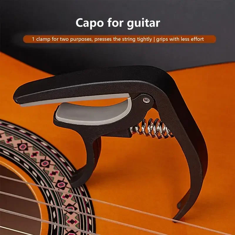 Czarny klips do strojenia gita – Guitar Capo Clip recenzja i cena