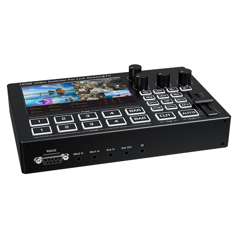 4-kanałowy mikser wideo HDMI 1 – Audio Mixer 4 Channel recenzja i cena