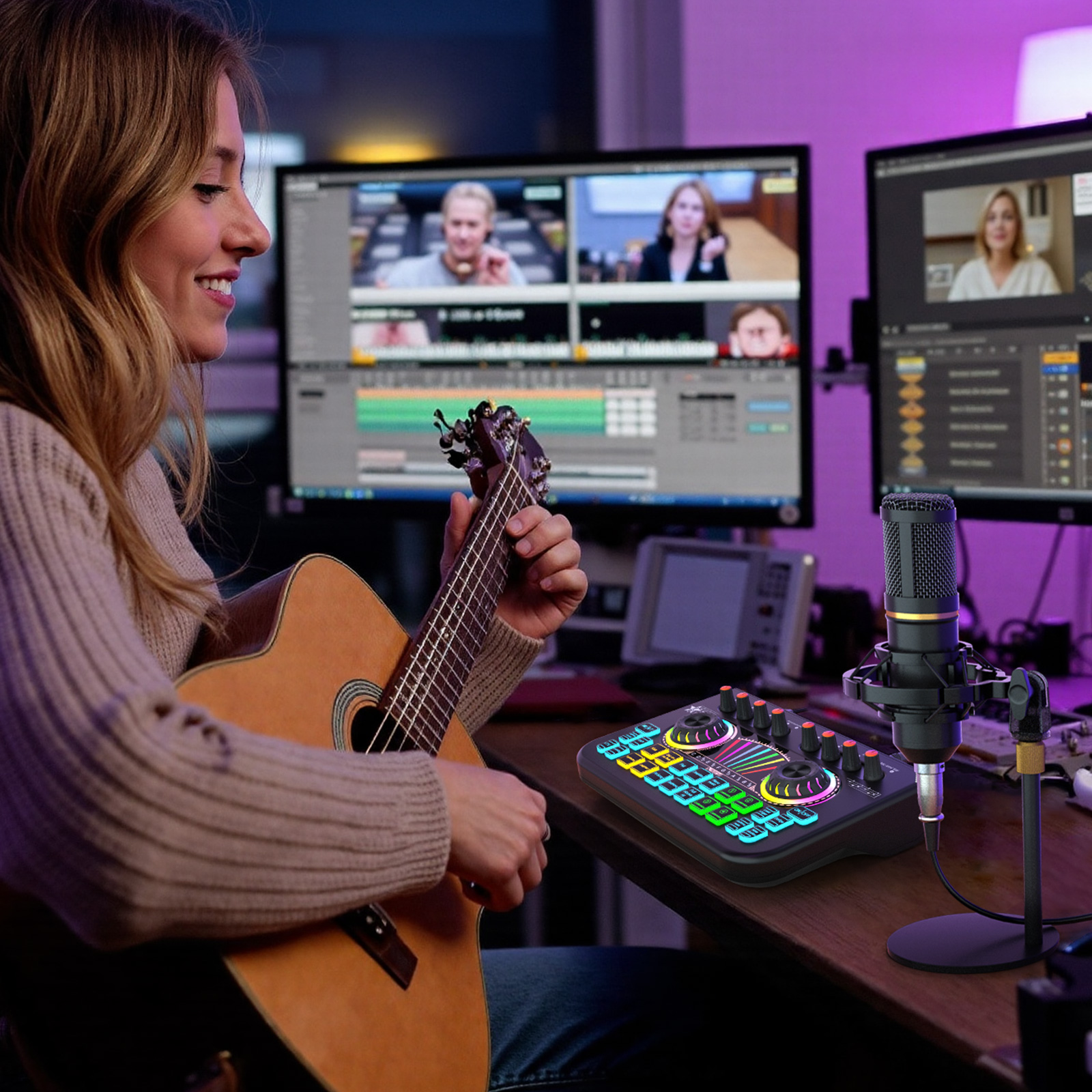 Zestaw sprzętu do podcastów Te – Audio And Music Mixer recenzja i cena