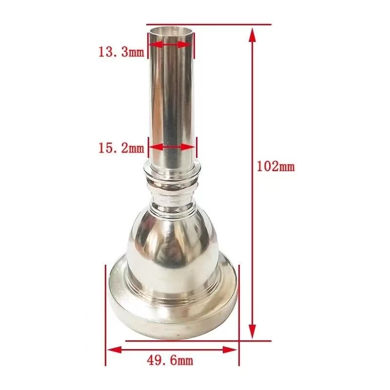 Ustnik do trąbki 7C, posrebrza – Trombone Mouthpiece recenzja i cena