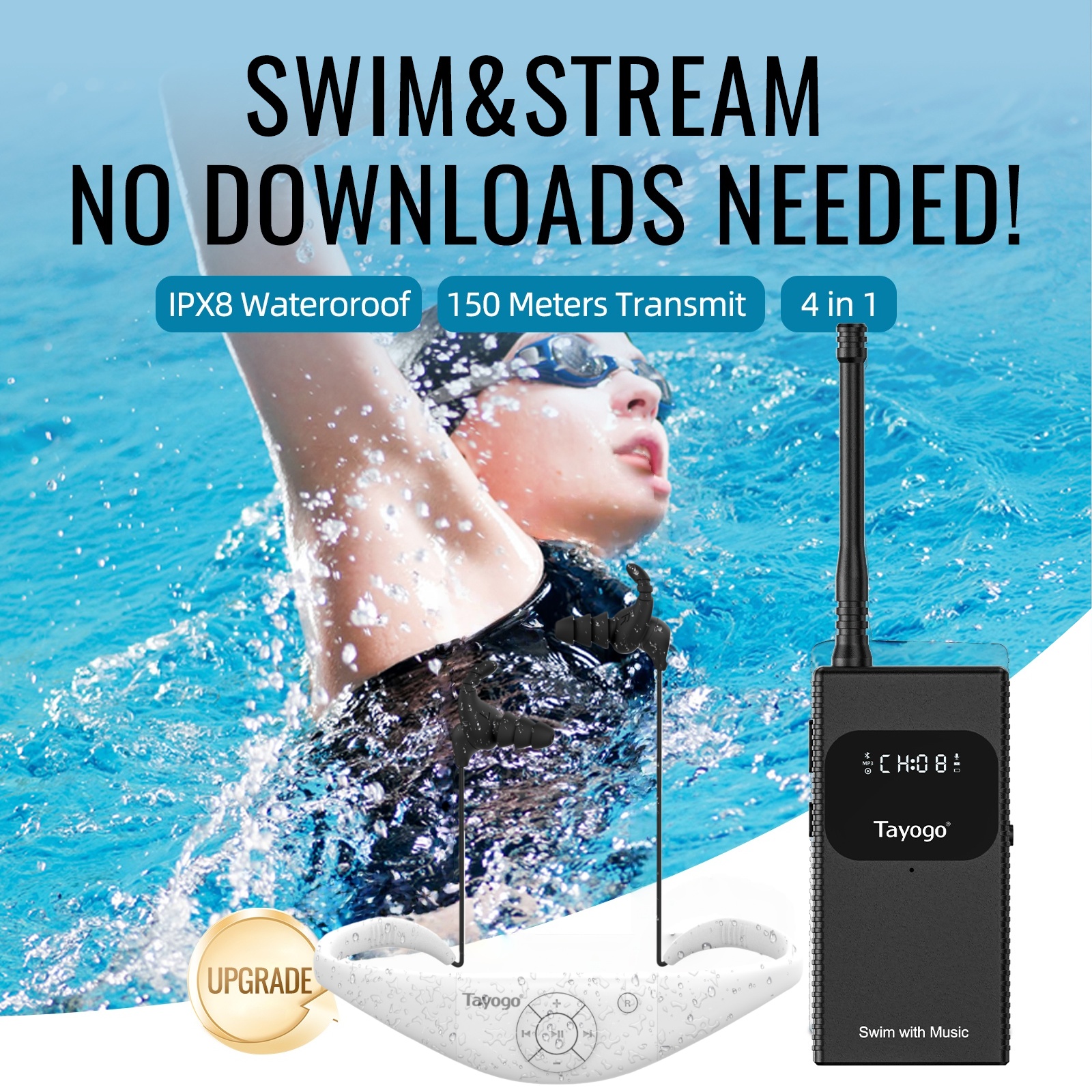 Tayogo T6+W18 Zestaw Muzyczny  – Download Audio Music Player recenzja i cena
