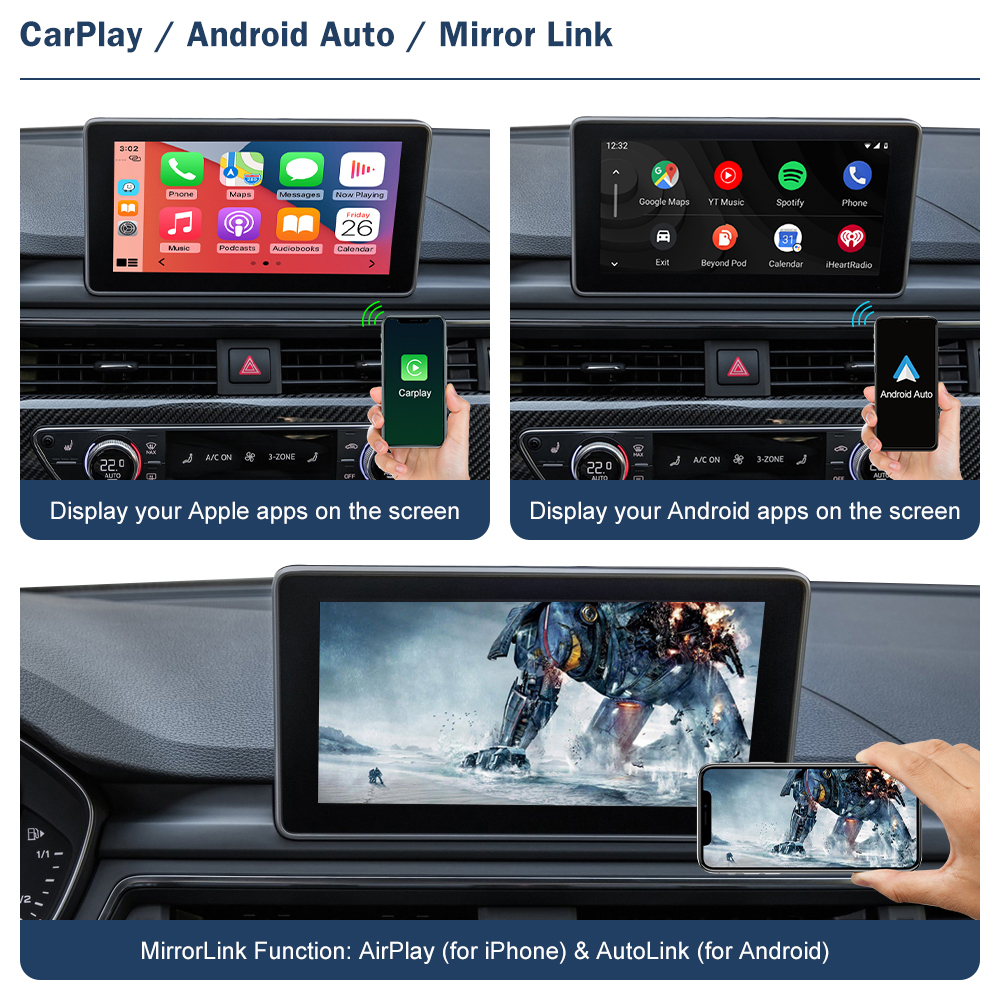 Bezprzewodowy CarPlay Road Top – Audio Music Player recenzja i cena