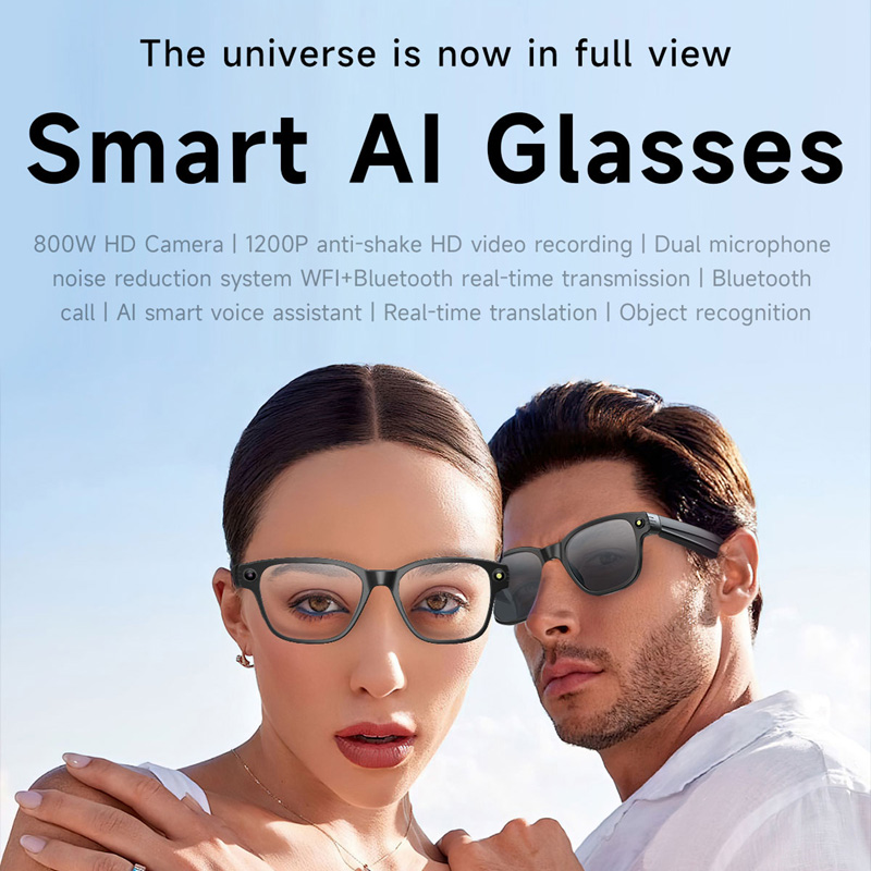 Inteligentne okulary AI z 8-me – Audio Music Player recenzja i cena