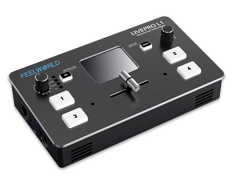 FEELWORLD LIVEPRO L1 4x wejści – Audio Mixer 4 Channel recenzja i cena