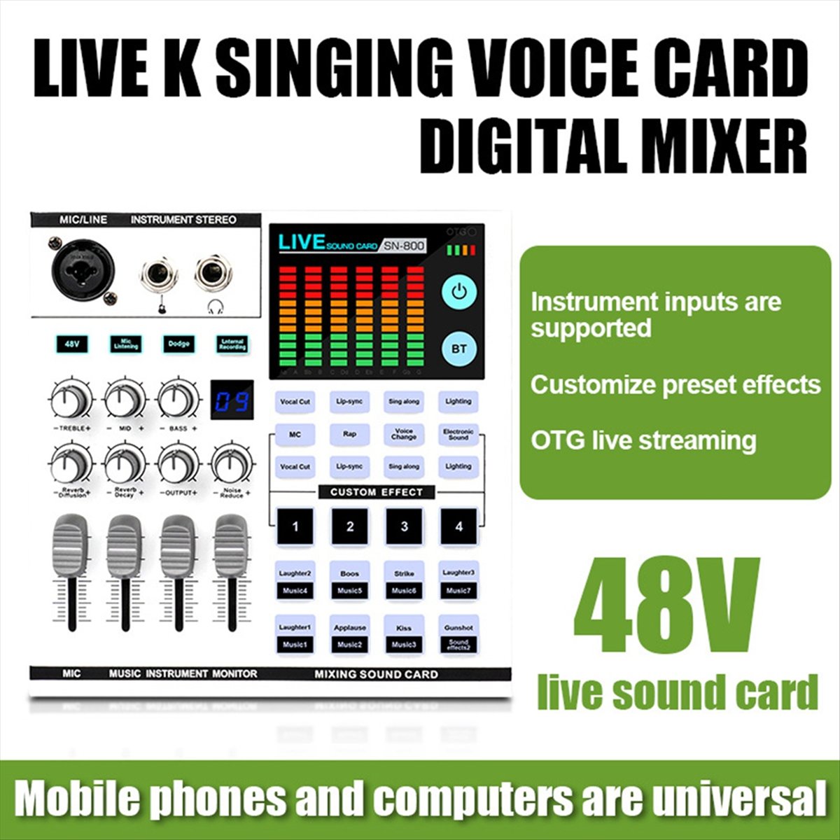 Karta dźwiękowa DTC5 SN800 z f – Audio And Music Mixer recenzja i cena