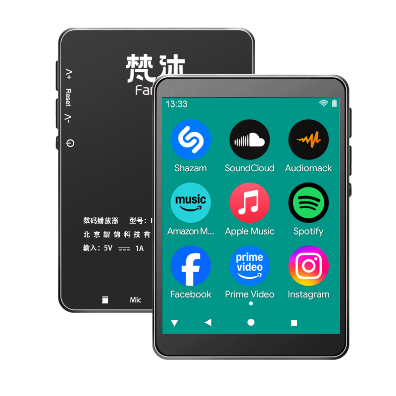 Odtwarzacz MP3 Android WiFi Mu – Audio Online Music Player recenzja i cena