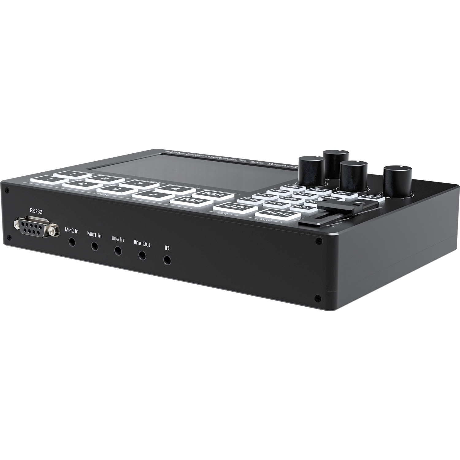 Mikser wideo 1080P z 4 kanałam – Audio Mixer 4 Channel recenzja i cena