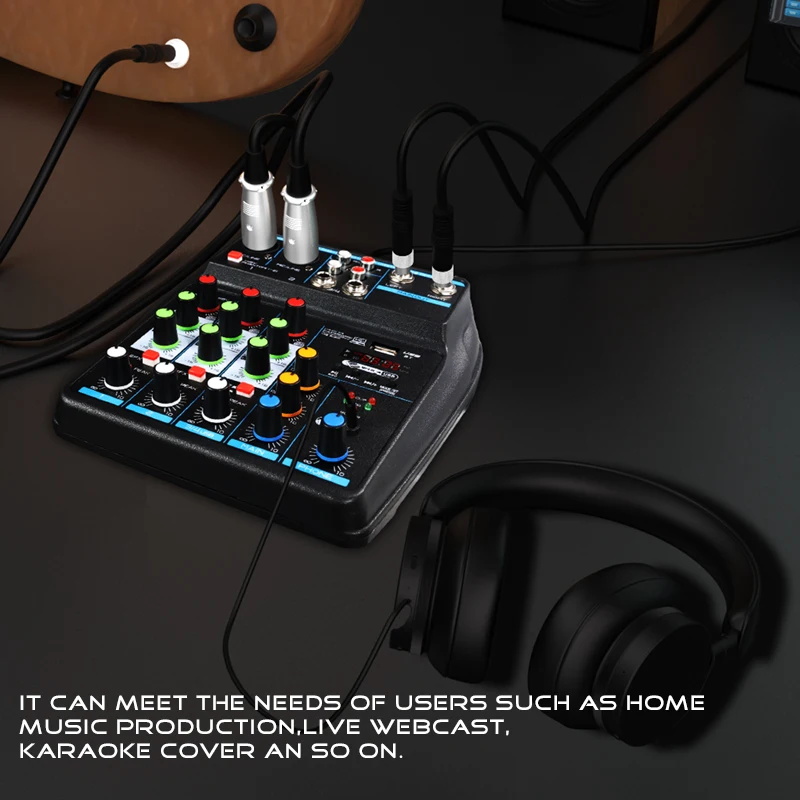 4-kanałowy mini mikser audio U – Audio Mixer 4 Channel recenzja i cena