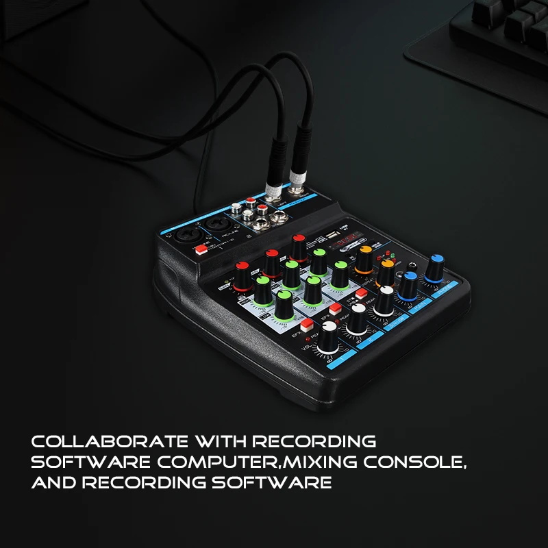 4-kanałowy mini mikser audio U – Audio Mixer 4 Channel recenzja i cena
