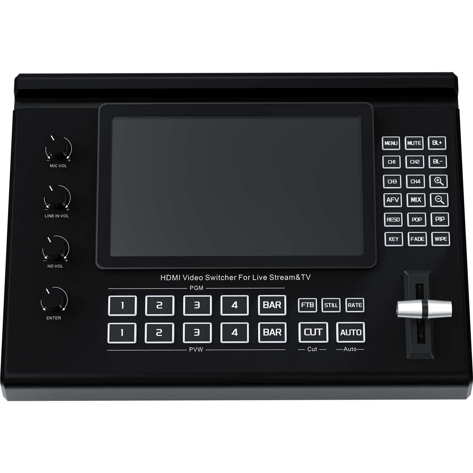 Przełącznik wideo USB3.0 1080P – Audio Mixer 4 Channel recenzja i cena