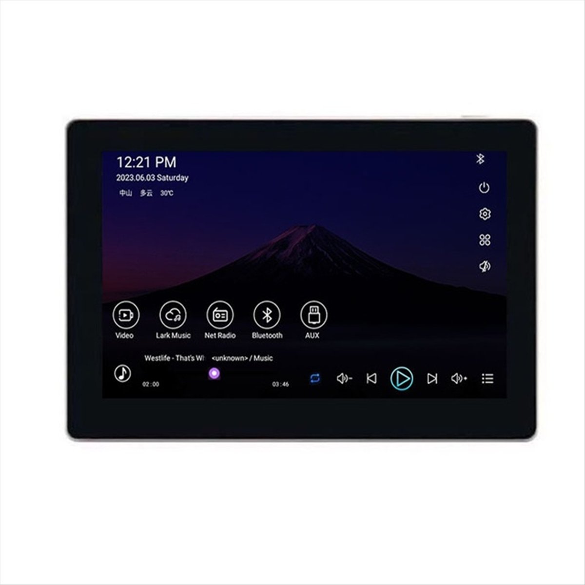 Poranny 7-calowy panel muzyczn – Audio Music Google recenzja i cena