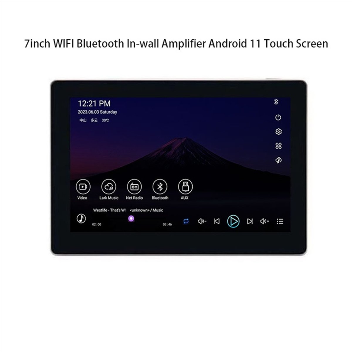 Poranny 7-calowy panel muzyczn – Audio Music Google recenzja i cena